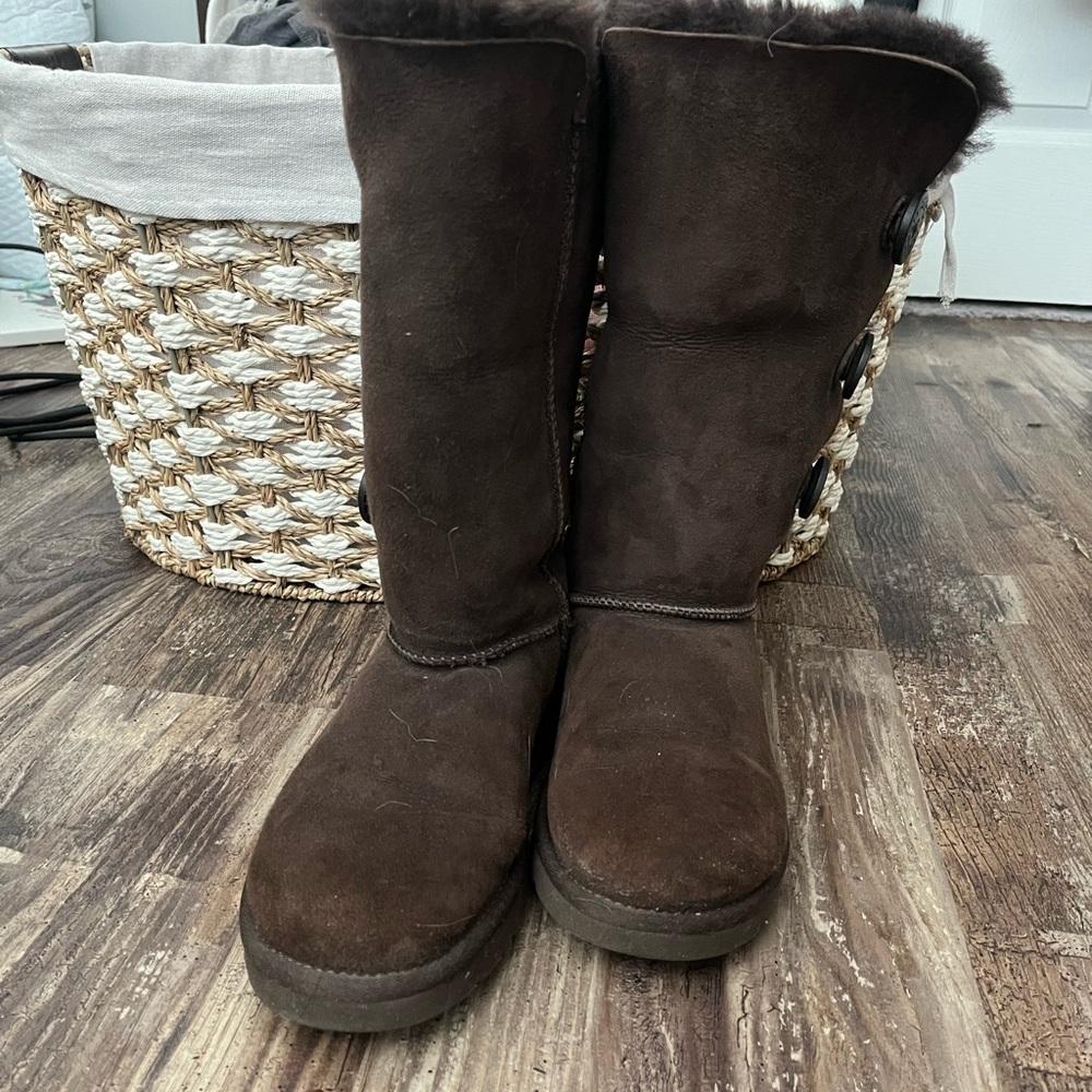 UGG Dark Brown Winter Boots
